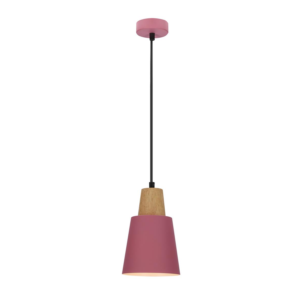 Pendelleuchte 50101259 Faro - Pink/Schwarz, Trend, Metall (13/13/80cm)