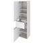 Midischrank Arezzo B: 40 cm Weiß - Silberfarben/Weiß, Basics, Holzwerkstoff (40/154/35cm) - Livetastic Midischrank Arezzo B: 40 cm Weiß - Silberfarben/Weiß, Basics, Holzwerkstoff (40/154/35cm) - Livetastic