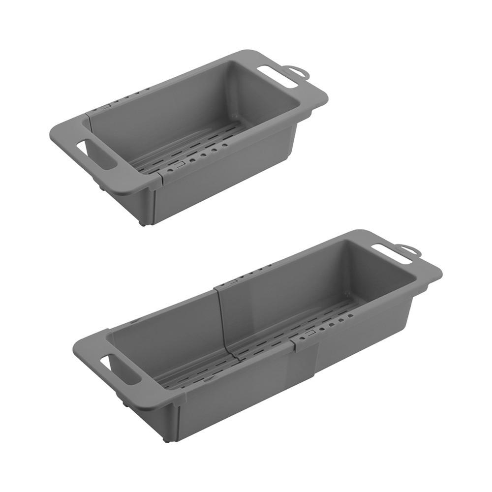 Geschirrabtropfkorb Florian - Grau, Basics, Kunststoff (35/9,8/18,2cm) - Metaltex