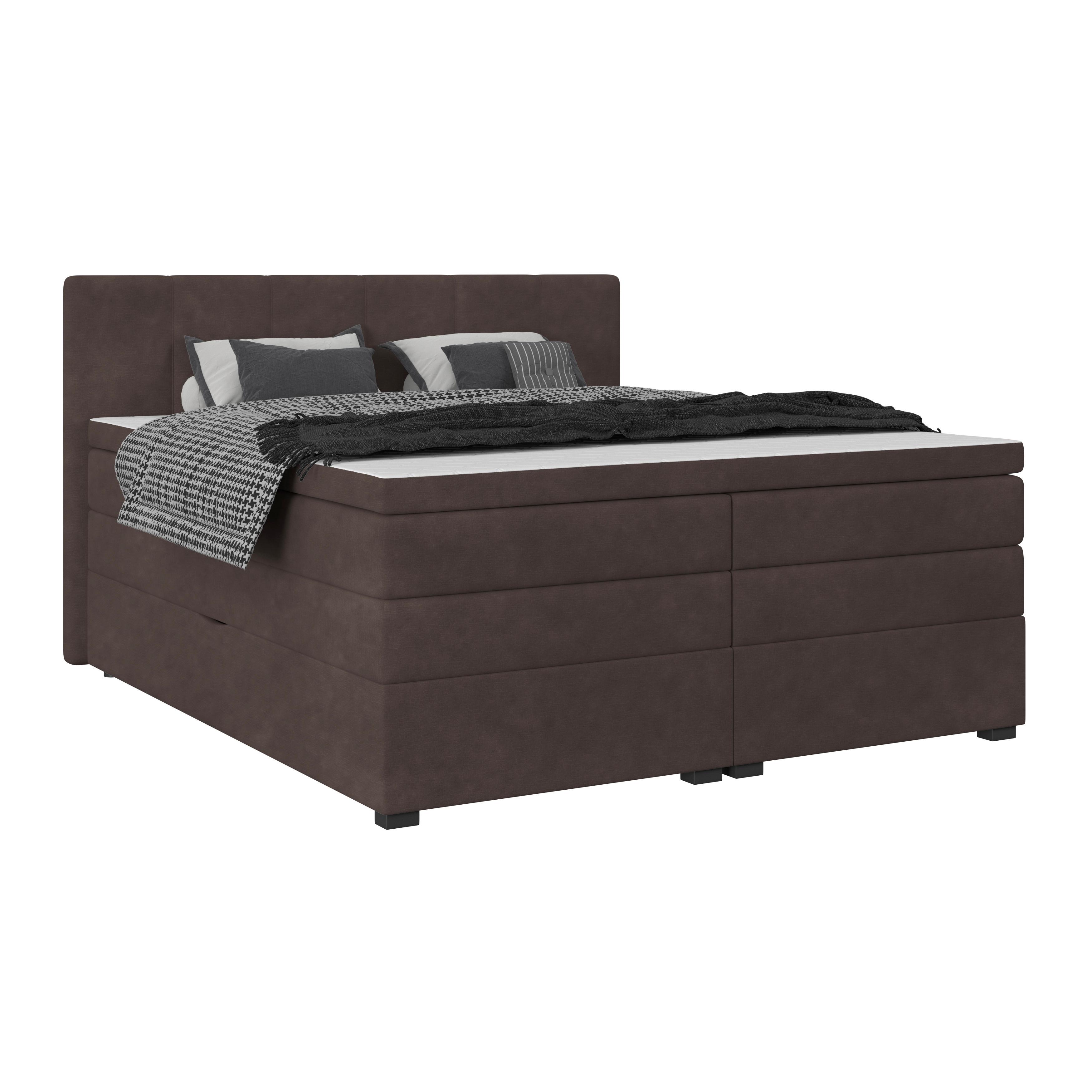 Boxspringbett mit Topper & Bettkasten 180x200 Lauro