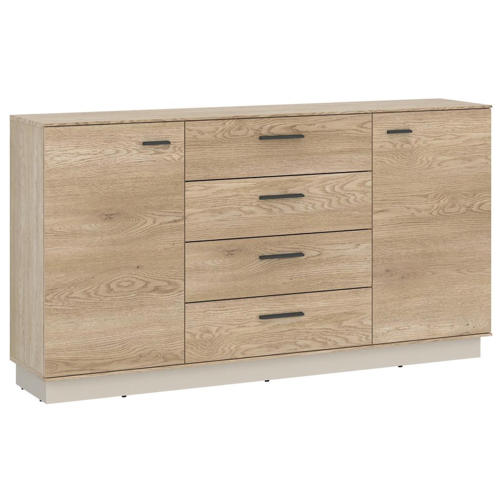 Sideboard, LAGOON, B: 155 cm Eichefarben/Kaschmir