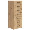 Komód Cabinet - Artisan tölgy, Modern, faalapú anyag (45/115/40cm)