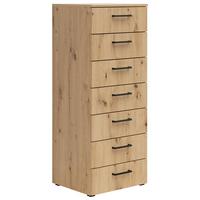 Komód Cabinet - Artisan tölgy, Modern, faalapú anyag (45/115/40cm)