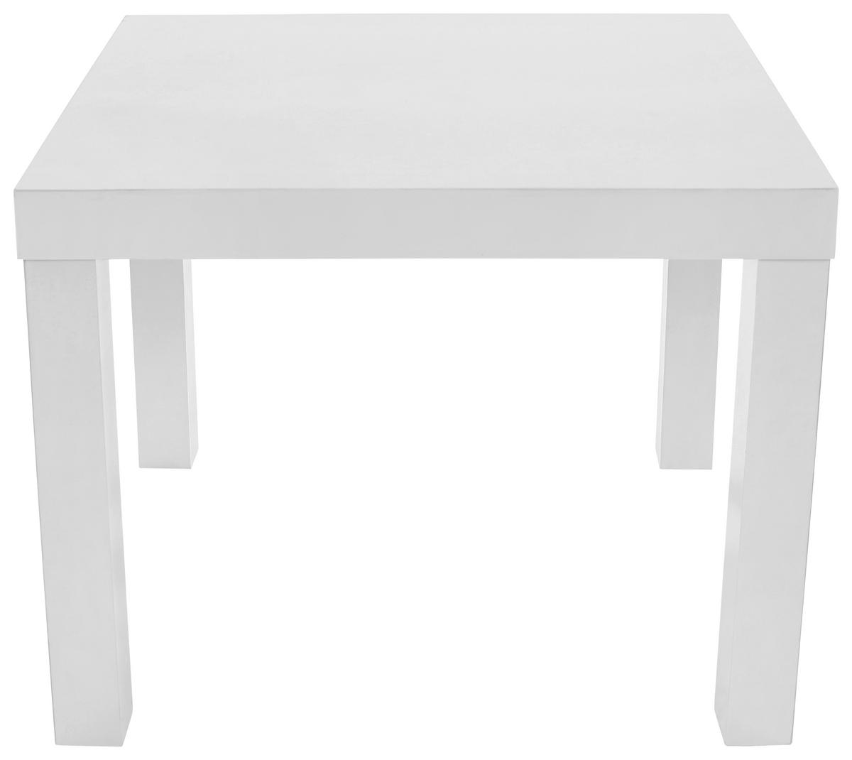 Dohányzóasztal Nora - fehér, Modern, faalapú anyag (55/42/55cm)