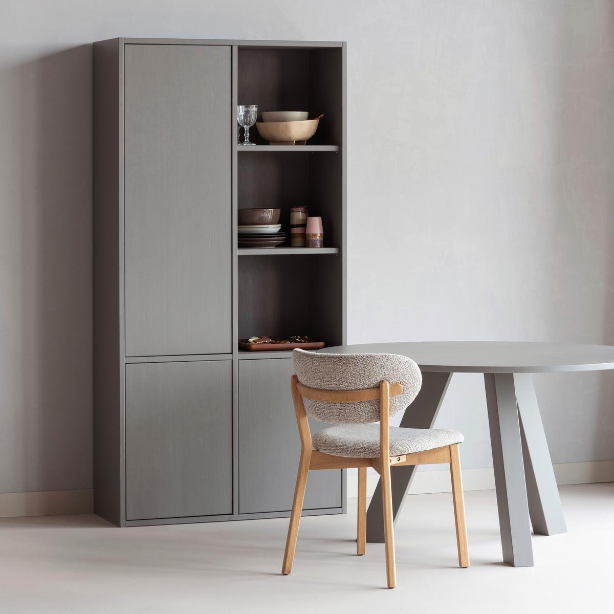 Stuhl-Set Udar Naturfarben B: 51cm - Naturfarben, MODERN, Holz/Textil (51/82/60cm) - Livetastic