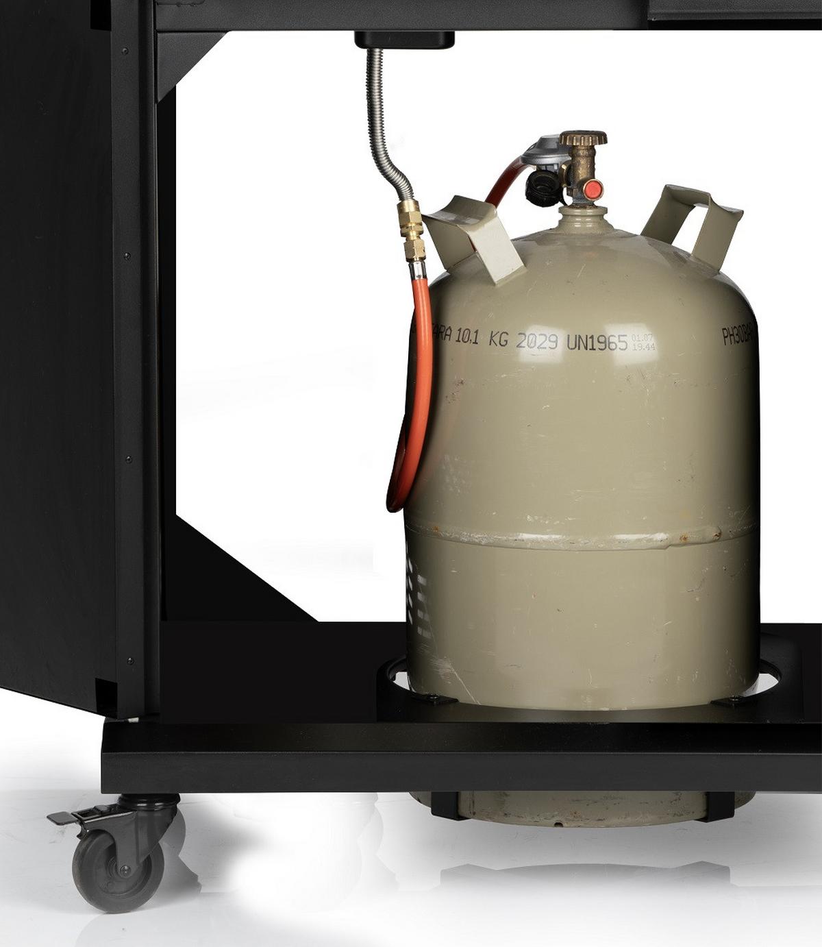 Gázgrill Rookie 4.1 - krómszínű/fekete, fém (138/114,5/54cm) - Landmann