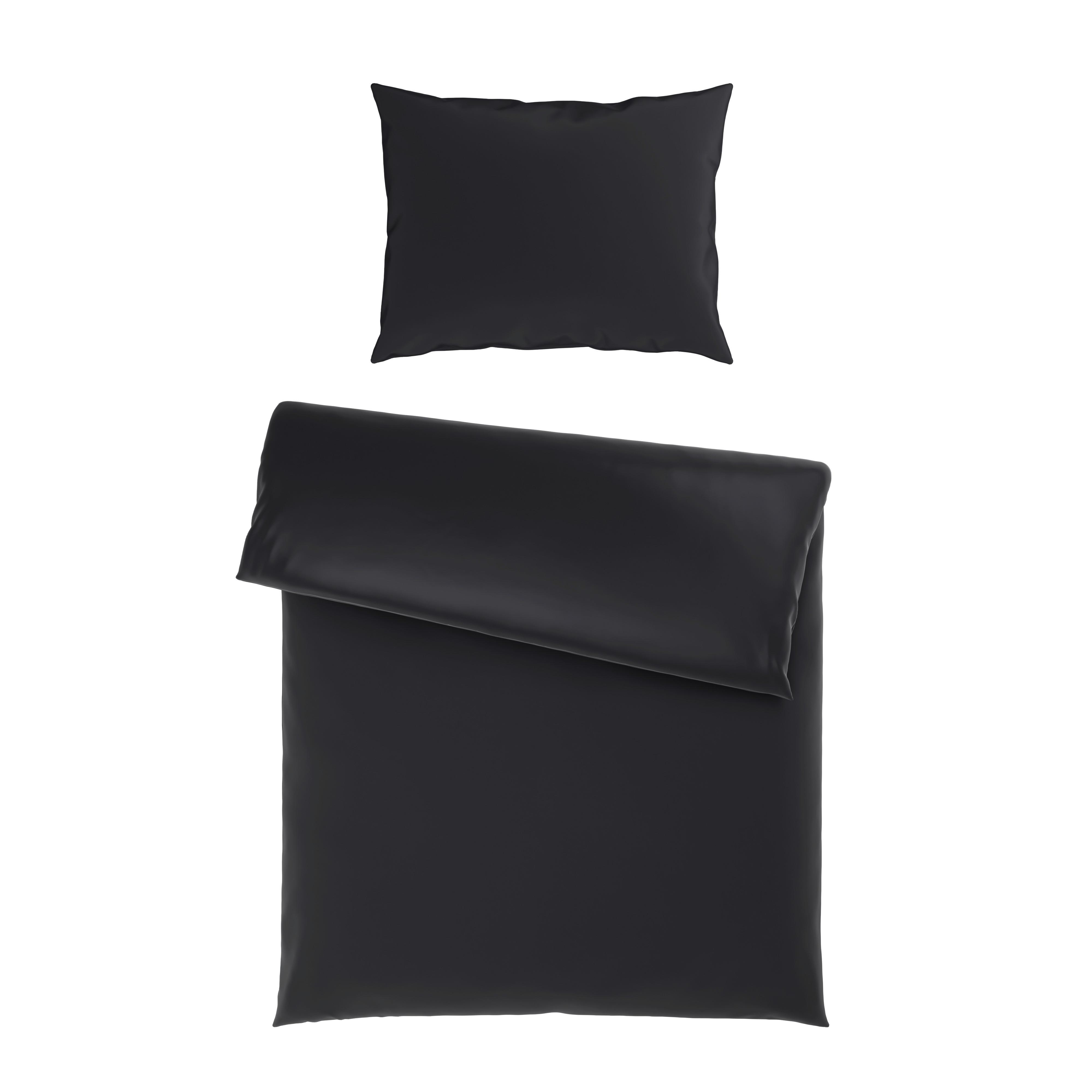 POVLEČENÍ XENIA UNI - černá, Moderní, textil (140/200cm) - Premium Living