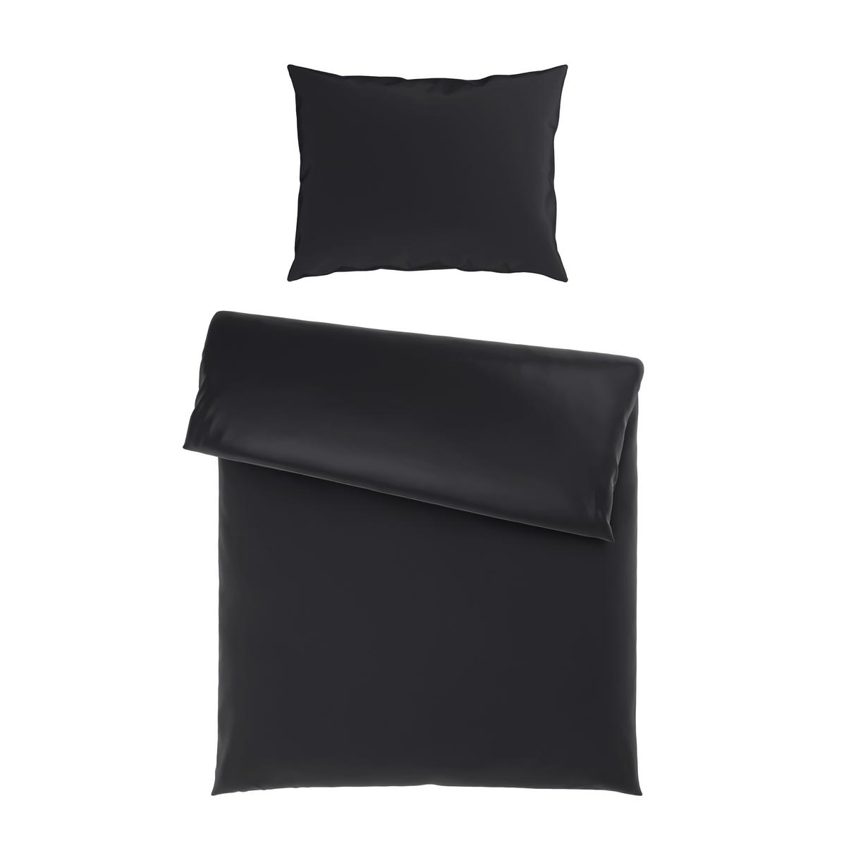 POSTEĽNÁ BIELIZEŇ XENIA UNI - čierna, Modern, textil (140/200cm) - Premium Living