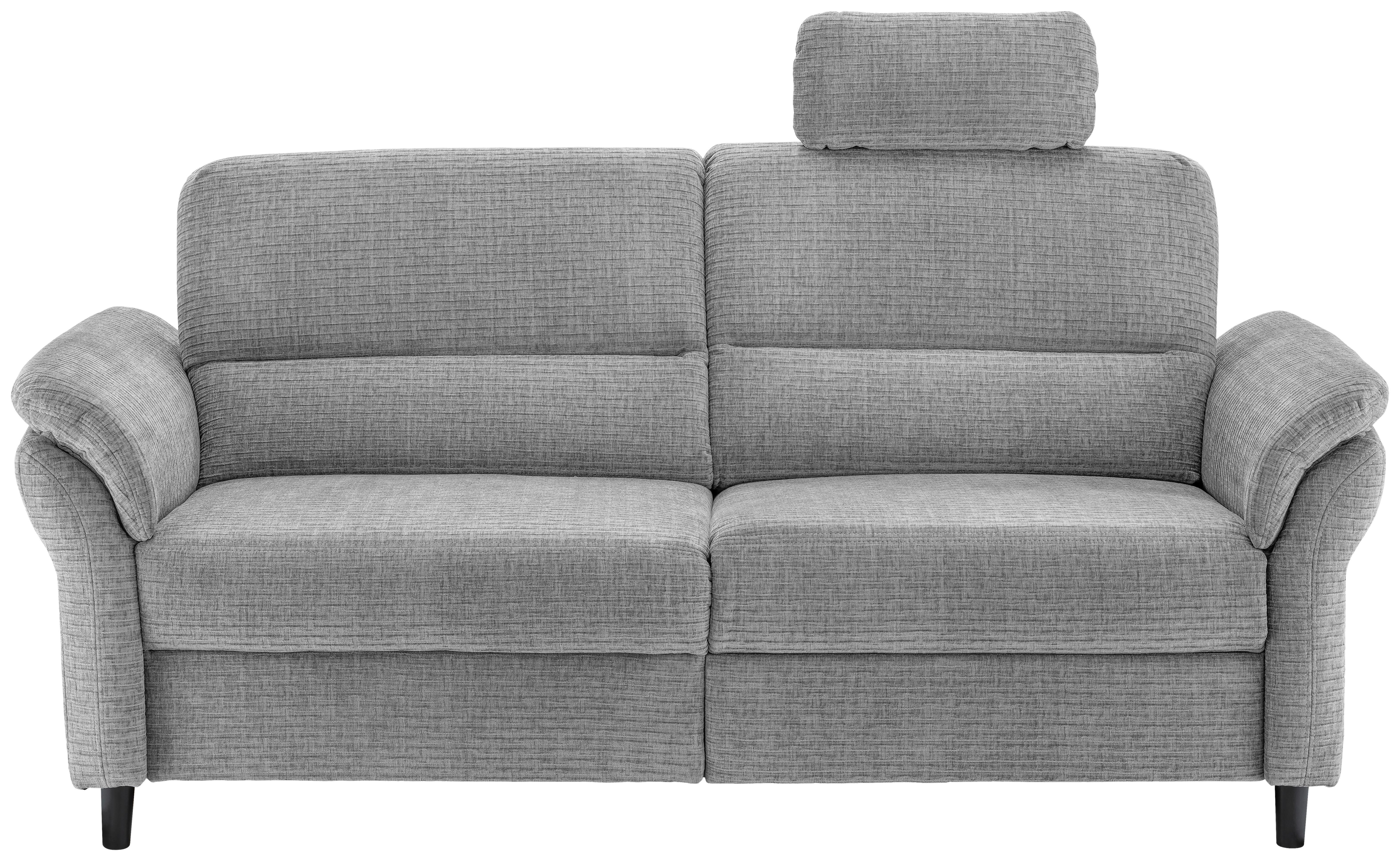 3-Sitzer-Sofa Cavoli, Grau R B: 192 cm - Schwarz/Grau, MODERN, Textil (192/90/89cm) - Livetastic