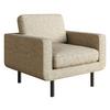 Sessel Suburban Braun B: 70 Cm - Schwarz/Braun, Design, Textil (70/80/92cm) - Livetastic