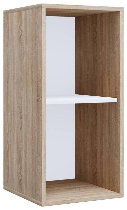 Aktenregal Lona Eiche Dekor B: 35 cm - Buchefarben/Sonoma Eiche, MODERN, Holzwerkstoff (35/74/37cm) - MID.YOU