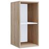 Aktenregal Lona Eiche Dekor B: 35 cm - Buchefarben/Sonoma Eiche, MODERN, Holzwerkstoff (35/74/37cm) - MID.YOU