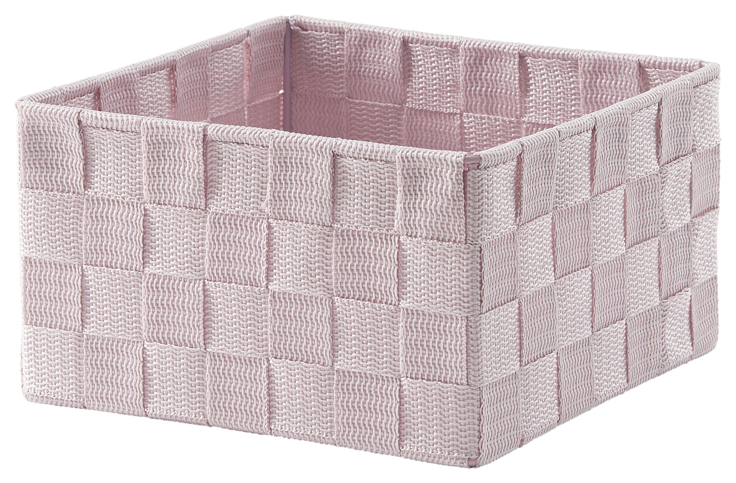 KOŠÍK NELLY - čierna/orgovánová, kov/plast (19/19/11cm) - Mömax