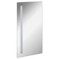 Wandspiegel Linear Rechteckig 40x75 Cm Ohne Rahmen Mit Led - Basics, Glas (40/75/2cm) - MID.YOU