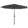 Sonnenschirm L/b: 300x300 Cm Mit Schutzhülle Anthrazit - Anthrazit, MODERN, Textil/Metall (300/300cm) - Siena Garden