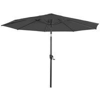 Sonnenschirm L/B: 300x300 cm mit Schutzhülle Anthrazit - Anthrazit, MODERN, Textil/Metall (300/300cm) - Siena Garden