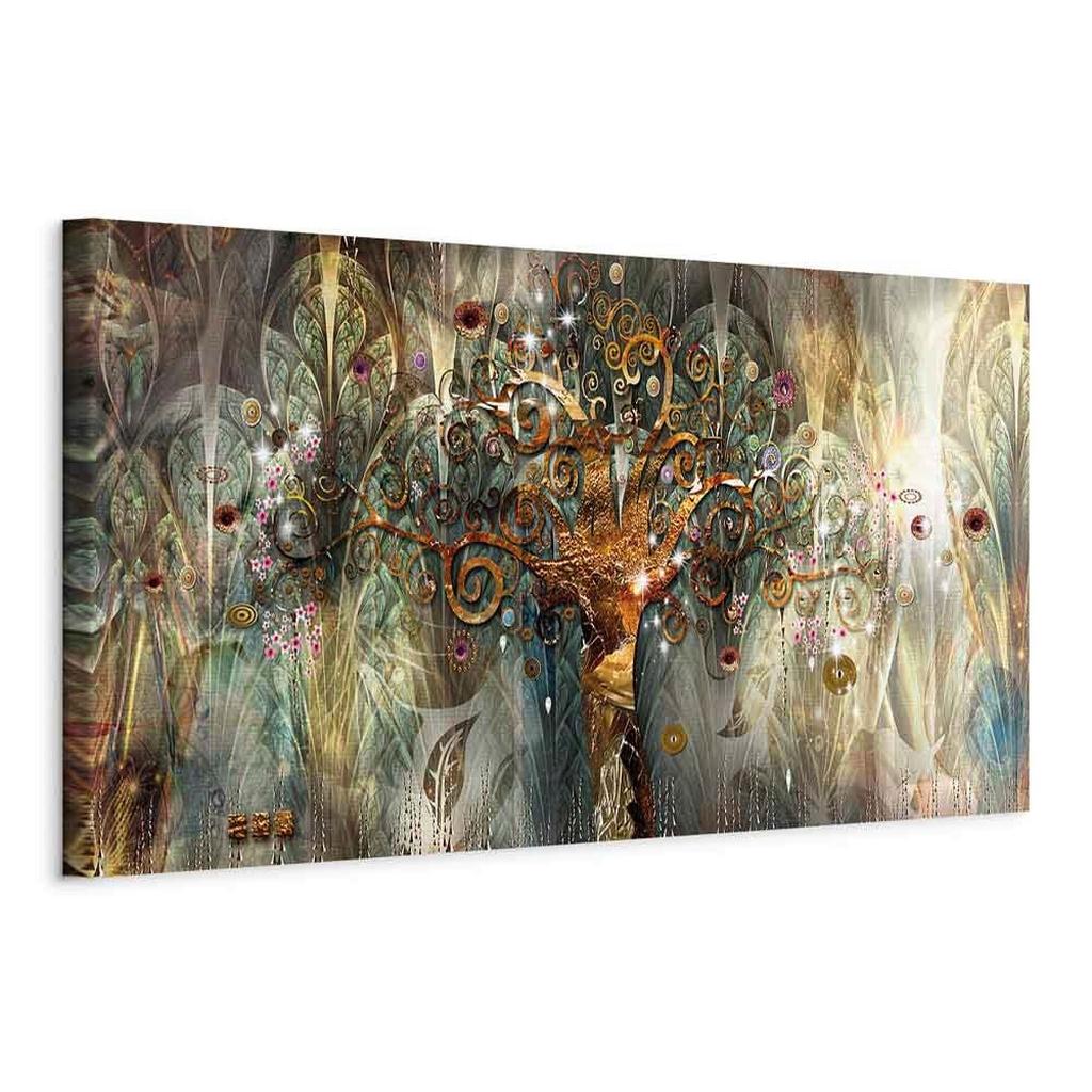 Leinwandbild Land Of Happiness Multicolor B: 120 cm