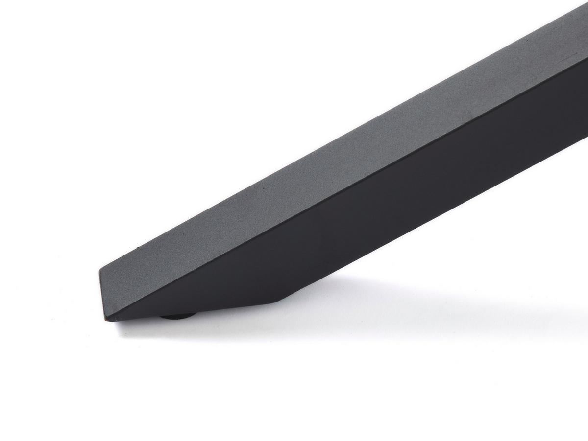 Esstisch Cesura Eichefarben, L: 160 Cm - Eichefarben/Schwarz, MODERN, Holzwerkstoff/Metall (160/90/75cm) - Livetastic