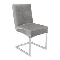 Povlak na židli Steve, 48/48/48cm, světle šedá - světle šedá, Konvenční, textil (68/48/48cm) - Modern Living