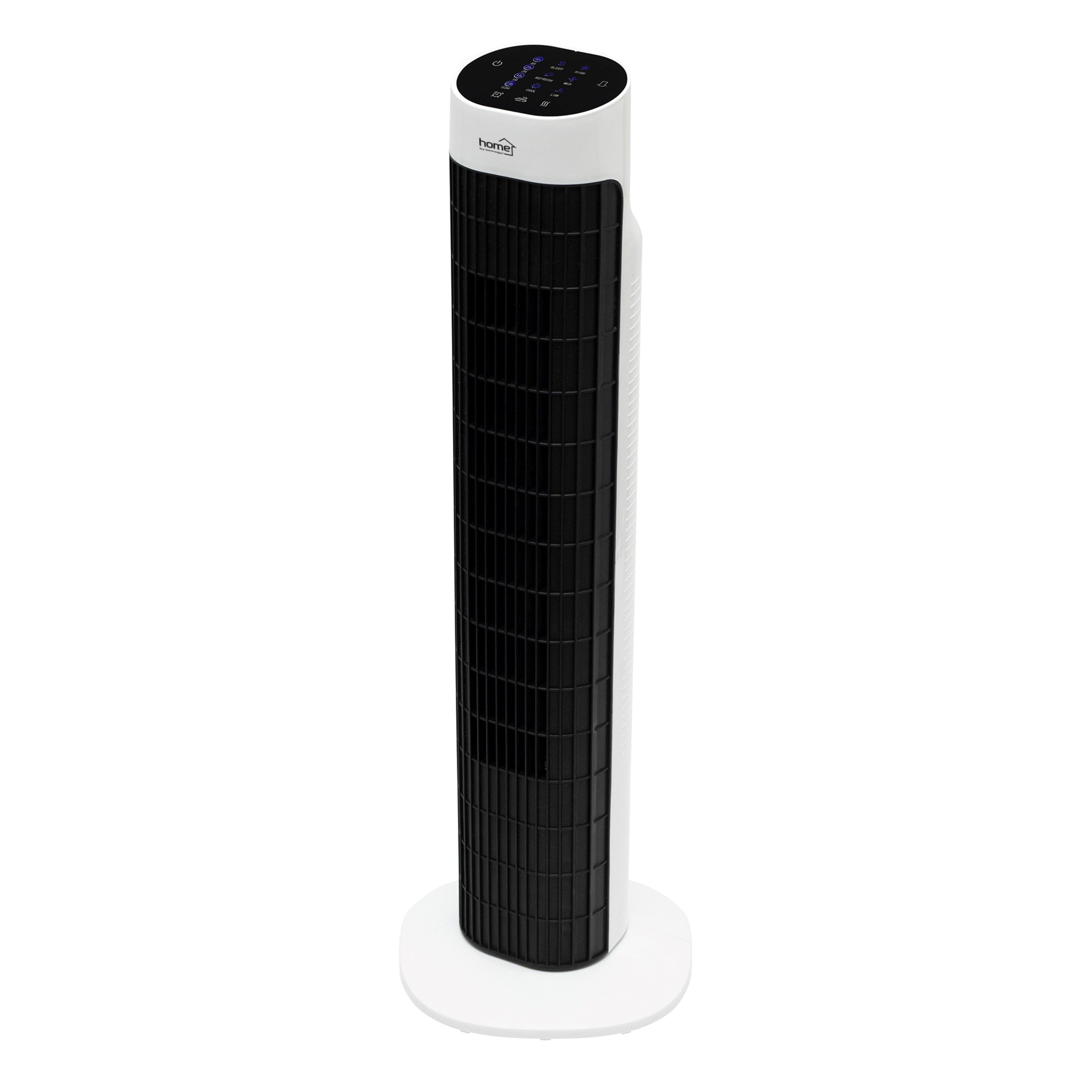 Oszlopventilátor Home Twfr100b - fekete/fehér, műanyag/fém (24,5/79cm)