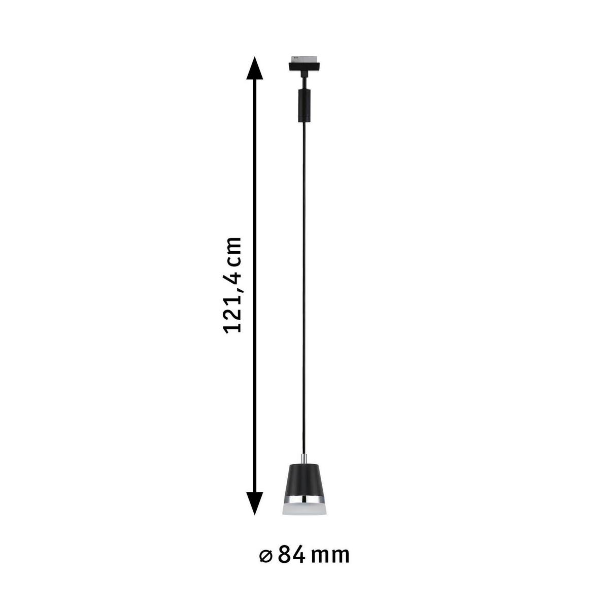 Schienensystem-Hängelleuchte 95630 Urail Cone - Basics (8,4/121,4cm) - Paulmann
