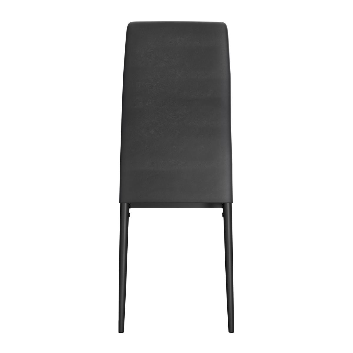 STOLIČKA FRANZI - čierna, Konventionell, kov/textil (42/95/51cm)