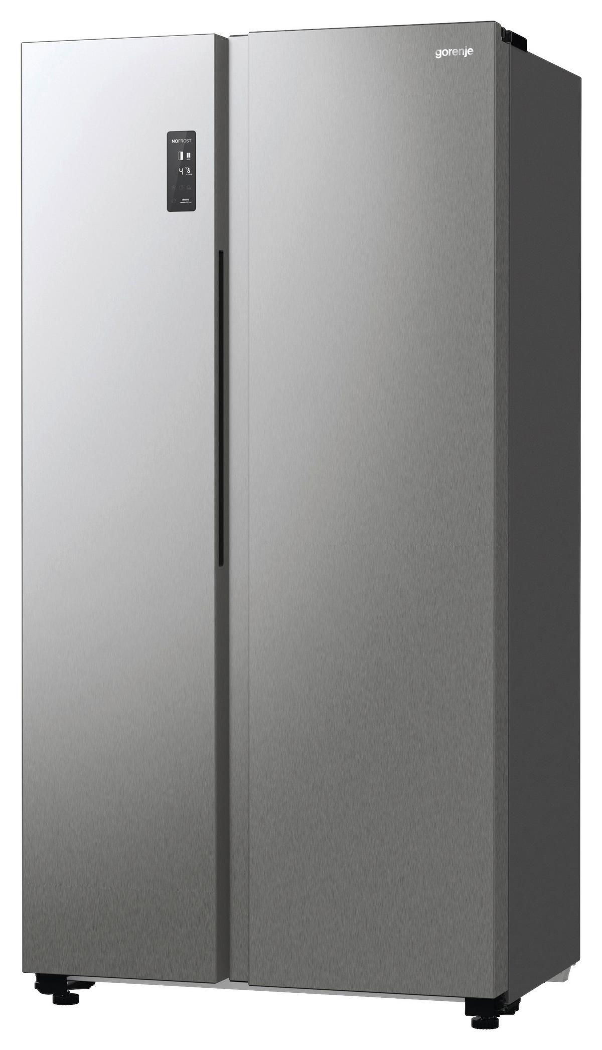 Side-By-Side Nrr9185eaxl Silberfarben Super-Gefrieren - Silberfarben, Basics, Metall (91/178,6/64,3cm)