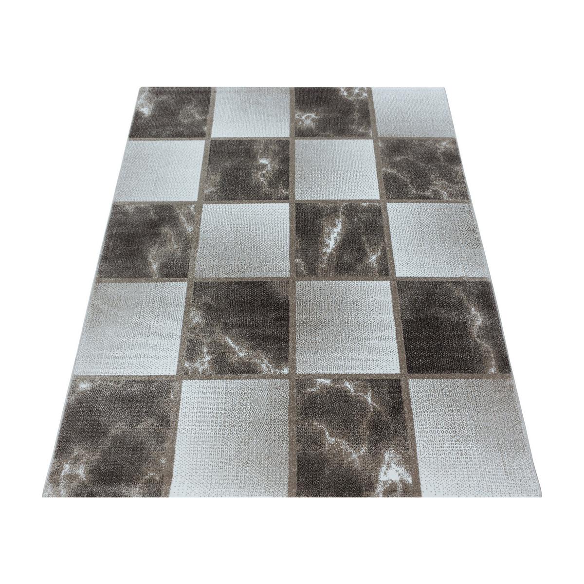 Webteppich Braun/Grau Naturfaser Ottawa 120x170 cm - Braun, Design, Textil (120/170cm)