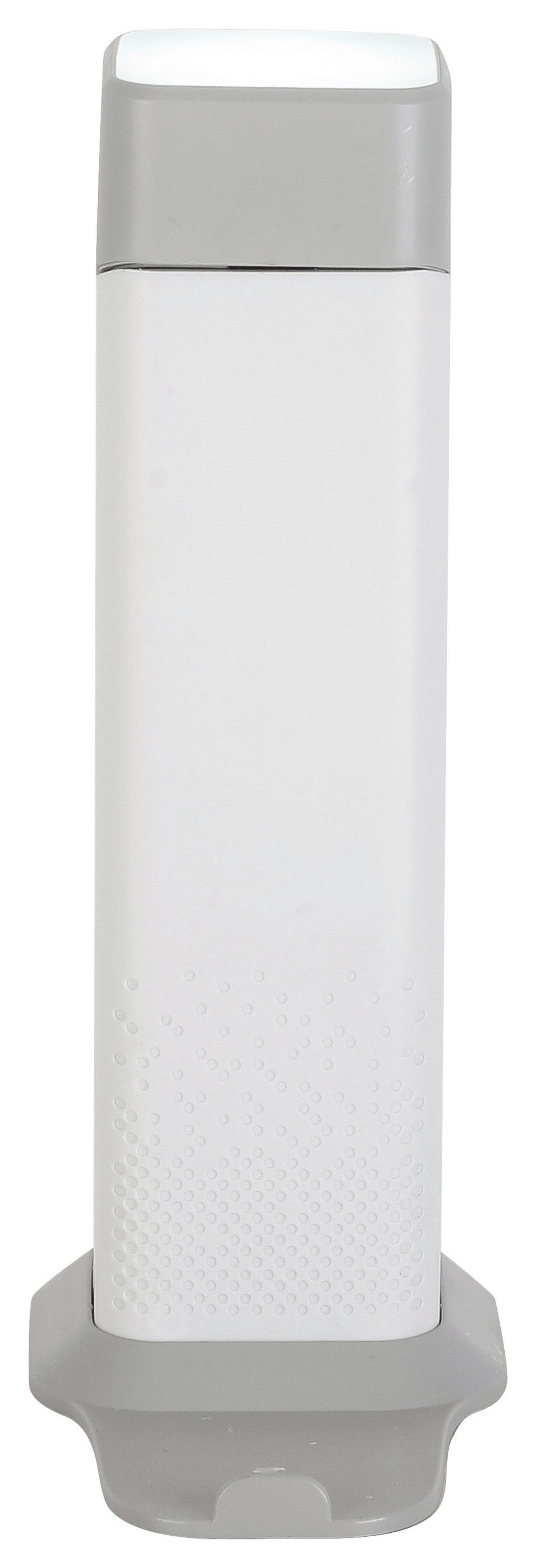 Led-tischleuchte Nina - Weiß/Grau, MODERN, Kunststoff (5,5/4,1cm) - Luca Bessoni