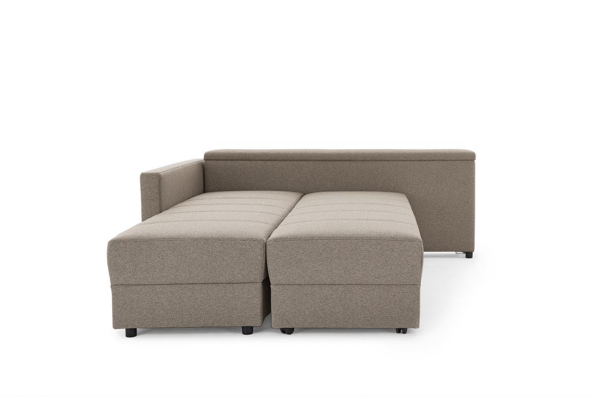 Ecksofa Looks Iii - Hellgrau/Schwarz, Design, Textil (287/229cm) - LOOKS by W.Joop