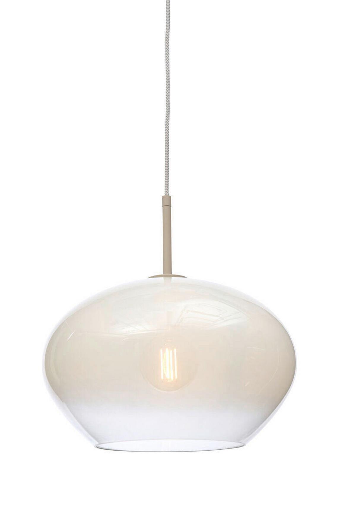 Hängeleuchte Bologna - Weiß, Trend, Glas (35/23cm) - It's about Romi