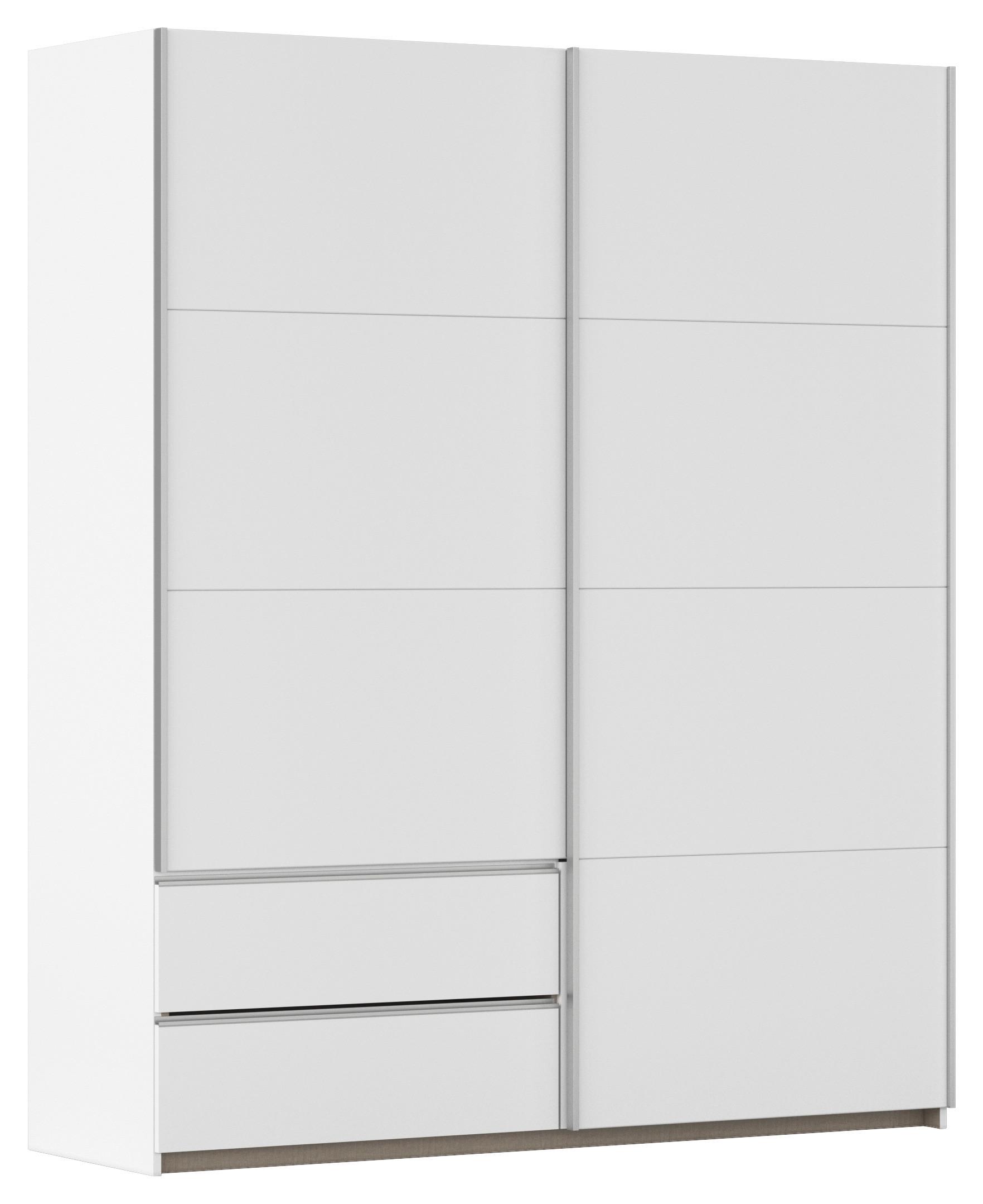 Schwebetürenschrank Stoke Weiß B: 175 cm - Weiß, MODERN, Holzwerkstoff (175/210/59cm) - Rauch Möbel