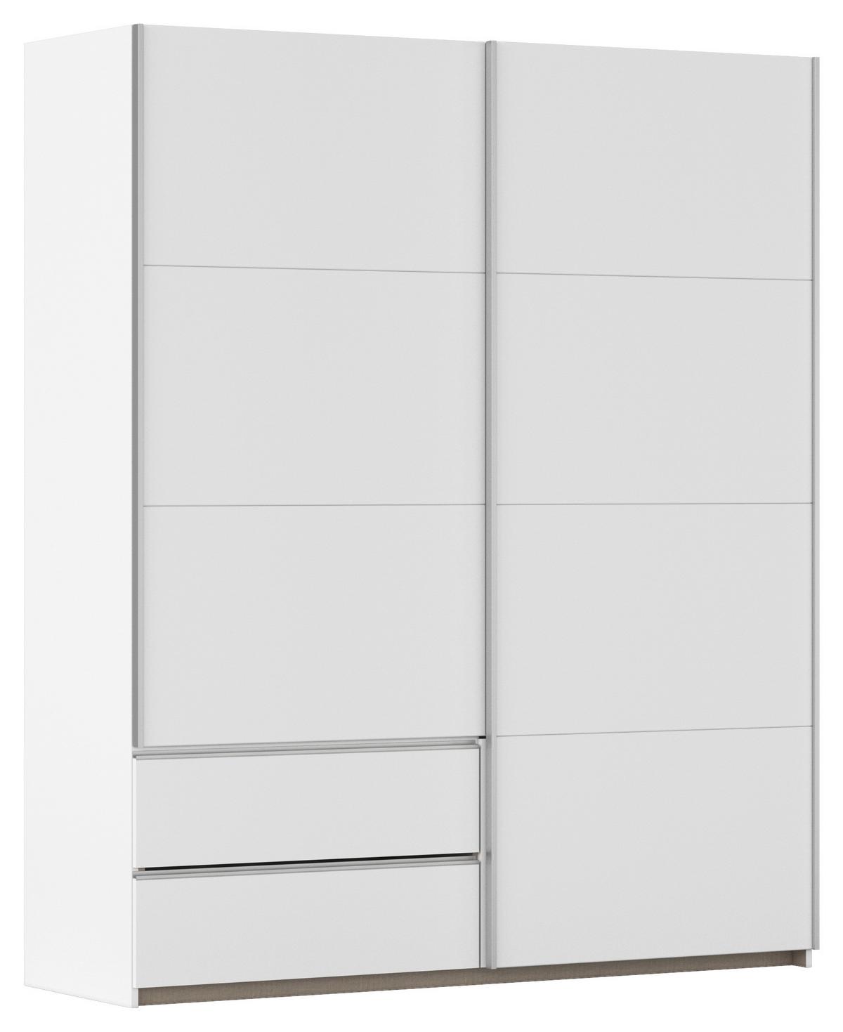 Schwebetürenschrank Stoke Weiß B: 175 Cm - Weiß, MODERN, Holzwerkstoff (175/210/59cm) - Rauch Möbel