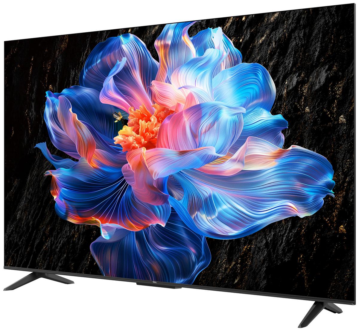 Fernseher Tcl 55 Zoll Bildschimdiagonale 139 cm - Schwarz, Basics, Metall (122,6/75/25,5cm)