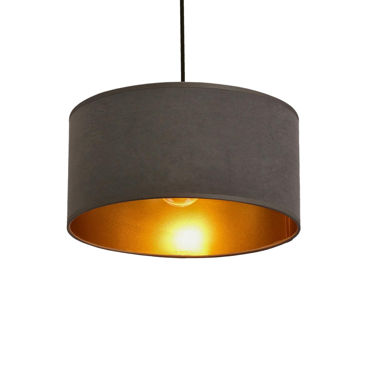 Pendelleuchte 31-22257 Maloto - Goldfarben/Schwarz, KONVENTIONELL, Kunststoff/Metall (30/30/115cm)
