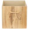 Faltbox Martin - Braun, KONVENTIONELL, Karton/Holz (33/33/32cm) - James Wood