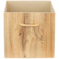 Faltbox Martin - Braun, KONVENTIONELL, Karton/Holz (33/33/32cm) - James Wood