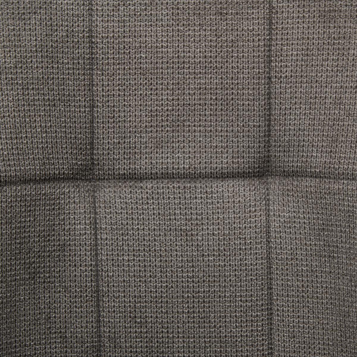 Armlehnstuhl Mira Webstoff Dunkelgrau, B: 58 cm - Dunkelgrau/Schwarz, KONVENTIONELL, Textil/Metall (58/88/63cm) - MID.YOU