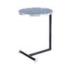 Beistelltisch Rund Servant Schwarz/Silberfarben - Silberfarben/Schwarz, Basics, Glas/Metall (46/46/62cm) - Kayoom