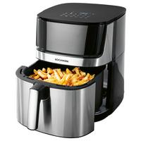 Heißluftfritteuse 14829 - Edelstahlfarben/Schwarz, Basics, Kunststoff/Metall (28,8/36,8/34,8cm)