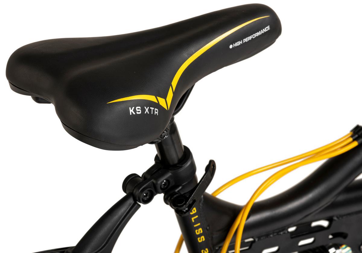 Mountainbike 415m - Schwarz, MODERN, Metall (25/140cm)