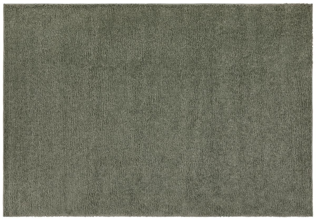 Hosszú Szálú Szőnyeg Olivia Kb. 120/170cm - olívazöld, Basics, textil (120/170cm) - Luca Bessoni