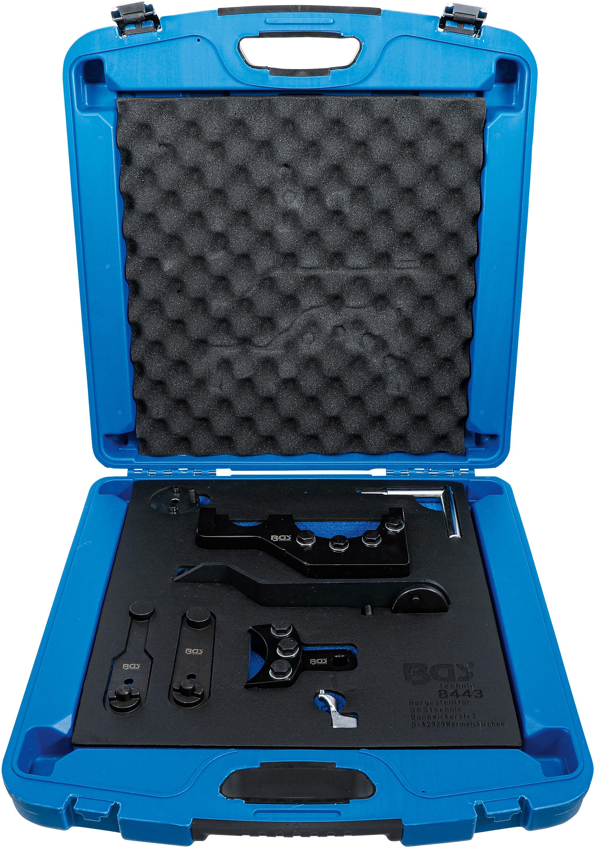Motor-Einstellwerkzeug-Satz 8443 - Blau/Schwarz, Basics (39/30/8,5cm)