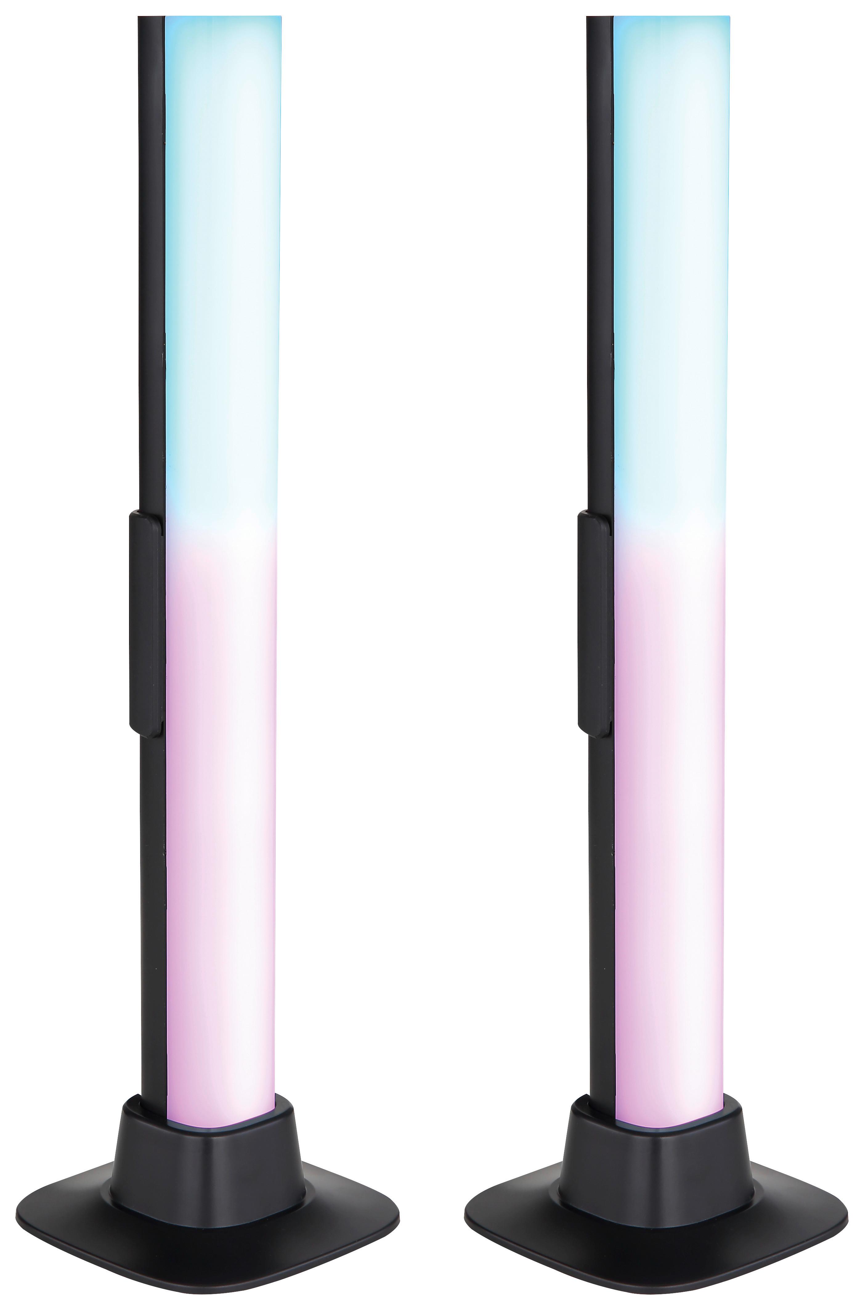 Tischleuchte Jenny - Opal/Schwarz, MODERN, Kunststoff (3/3/30cm) - Luca Bessoni