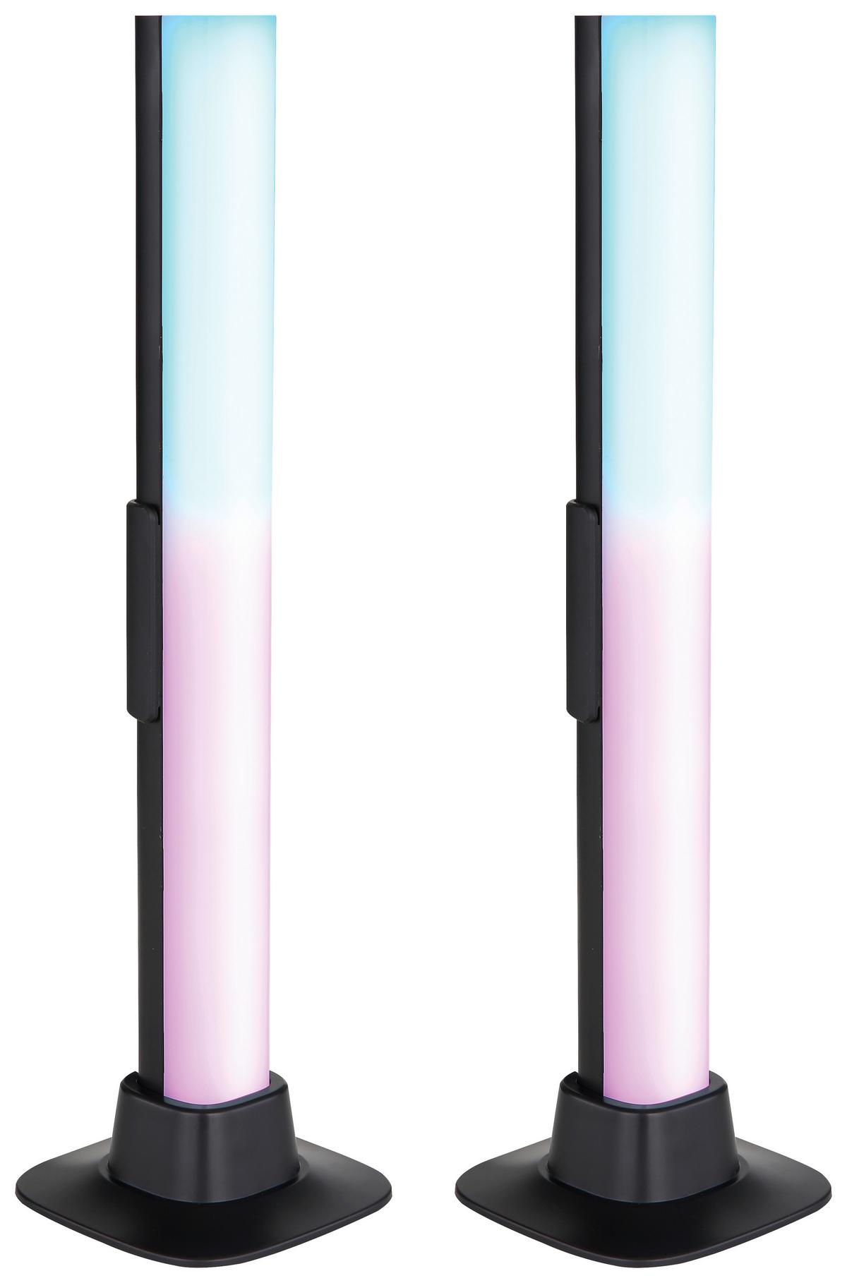 Tischleuchte Jenny - Opal/Schwarz, MODERN, Kunststoff (3/3/30cm) - Luca Bessoni
