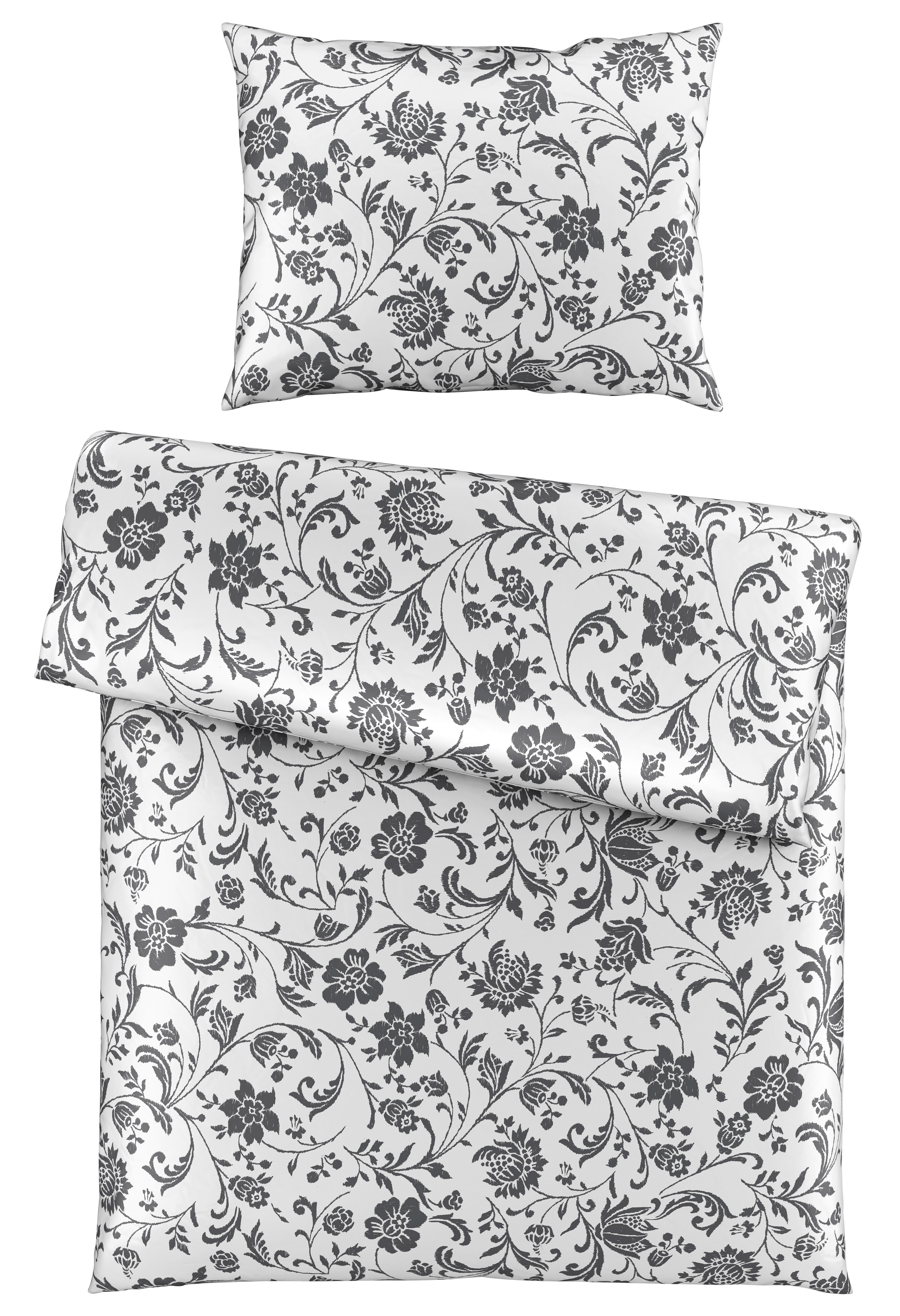 Ágyneműhuzat-garnitúra Juliana - fekete/fehér, Romantik / Landhaus, textil - James Wood