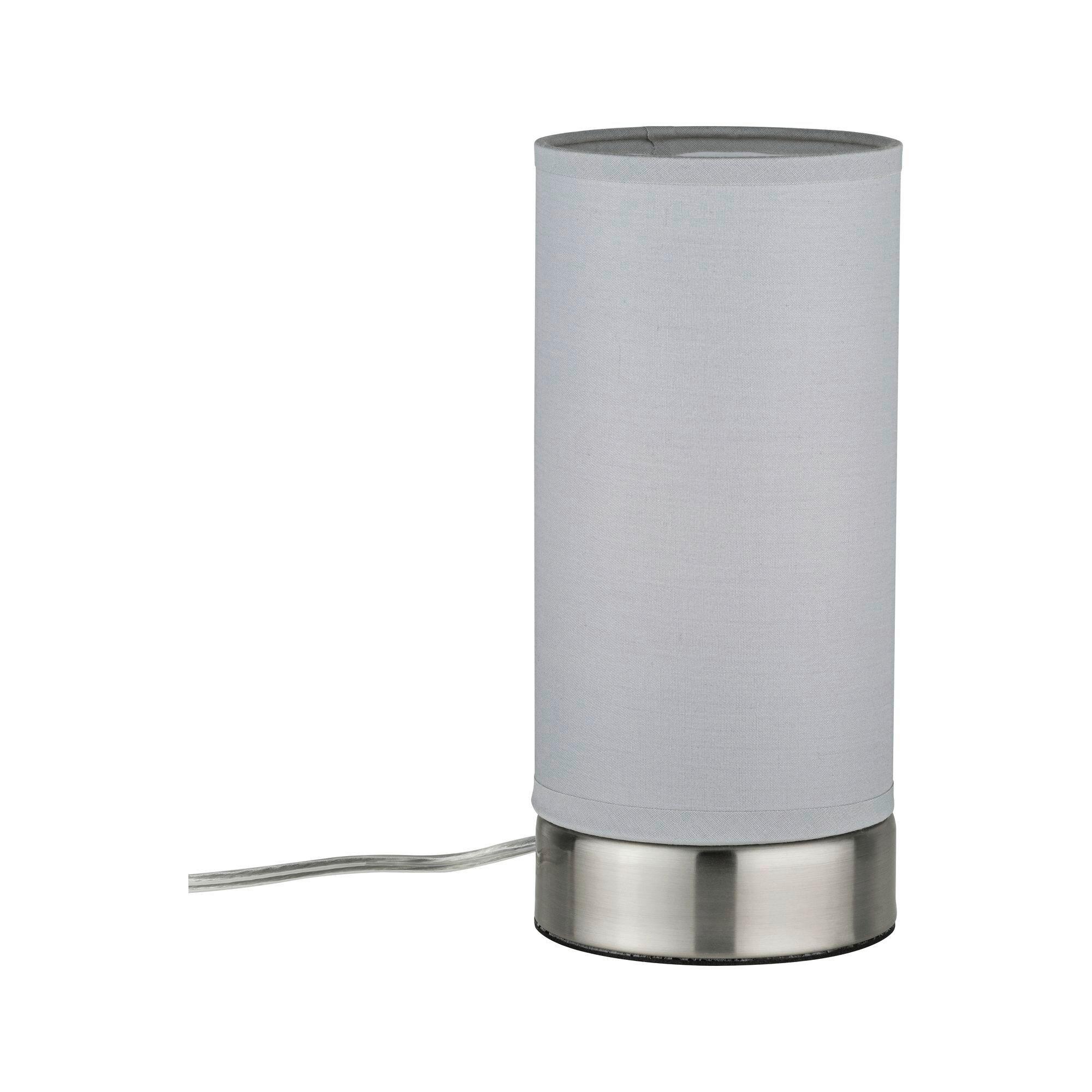 Tischlampe Silberfarben/ Weiß