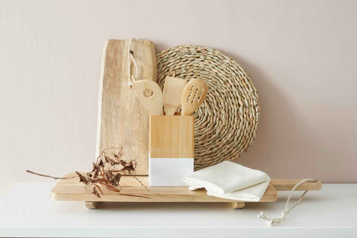 KUCHYŇSKÉ PRKÉNKO GERRY - přírodní barvy, Romantický / Rustikální, dřevo (24/70cm) - Zandiara