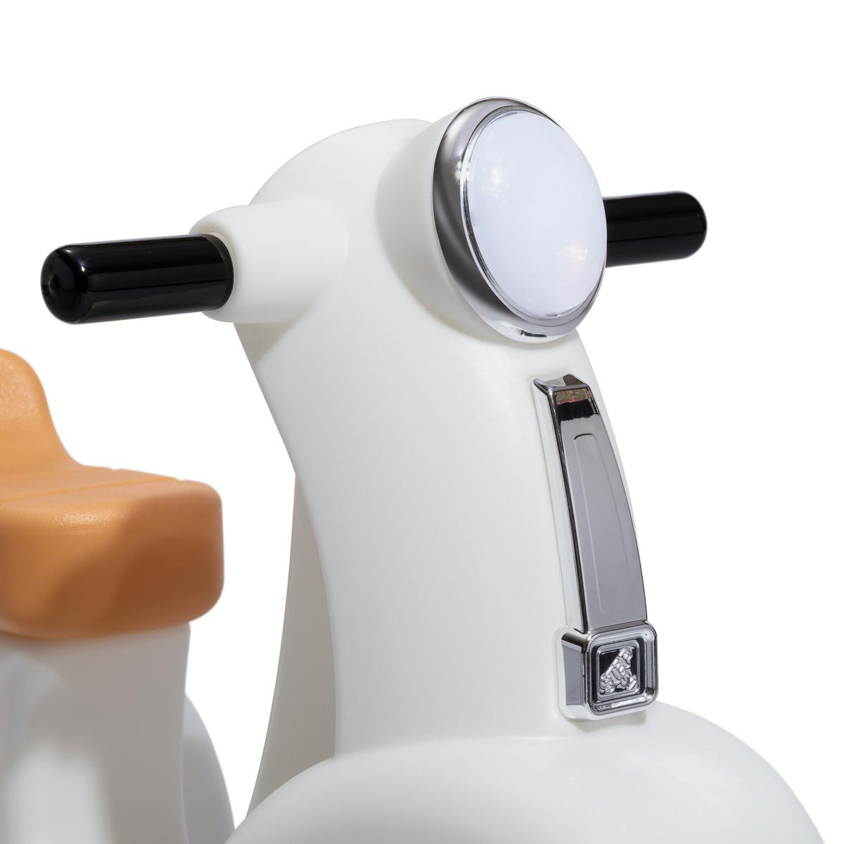 Laufrad Ride Along Scoot Braun/weiß T: 50,8 Cm - Braun/Weiß, KONVENTIONELL, Kunststoff (50,8cm) - Ambia Garden