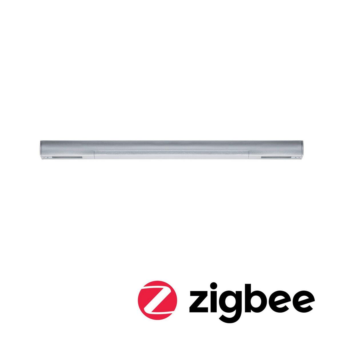 Schienensystem-Einspeiser 95667 Urail Zb Mittelein. - Chromfarben, Basics, Kunststoff (30,4/1,8/2,1cm) - Paulmann